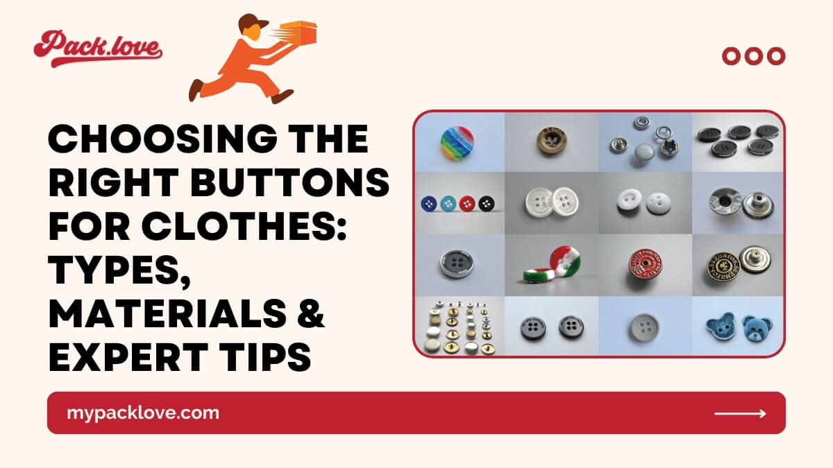 Choosing Right Buttons for Clothes: Types, Materials and Tips – packlove