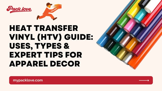 Heat Transfer Vinyl (HTV) Guide: Uses, Types & Expert Tips for Apparel Decor