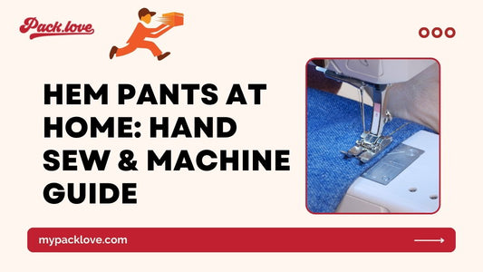 Hem Pants at Home: Hand Sew & Machine Guide