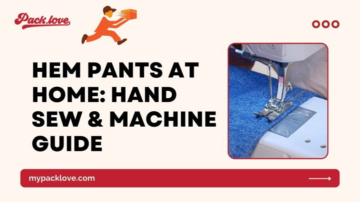 Hem Pants At Home: Hand Sew And Machine Guide