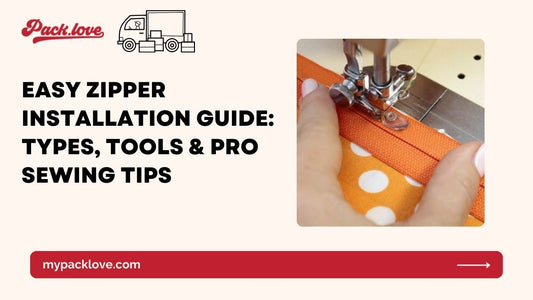 Easy Zipper Installation Guide: Types, Tools &amp; Pro Sewing Tips