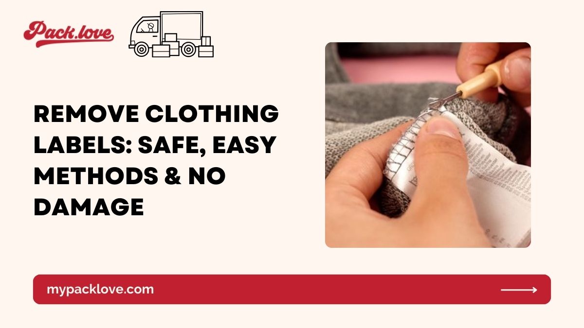 How to Remove Clothes Labels Without Damage - Quick Tips – packlove