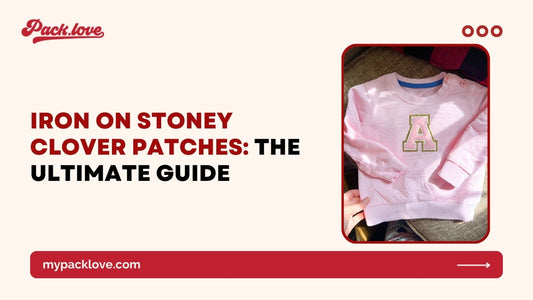 Iron on stoney clover patches