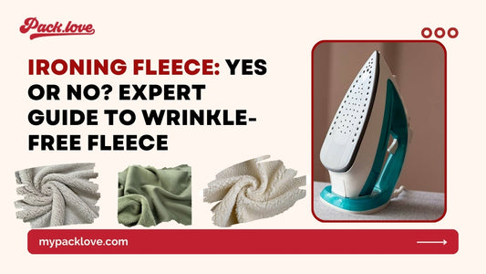 Ironing fleece and guide to wrinkle fee fleece