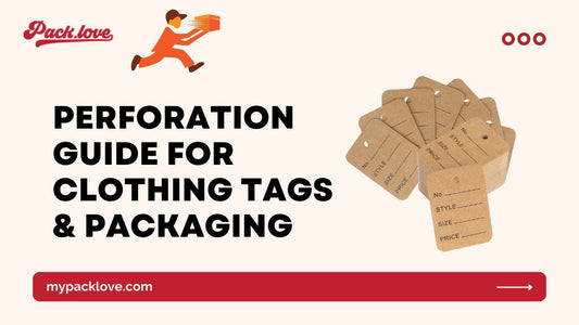 Perforation Guide for Clothing Tags And Packaging