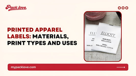 Printed apparel labels