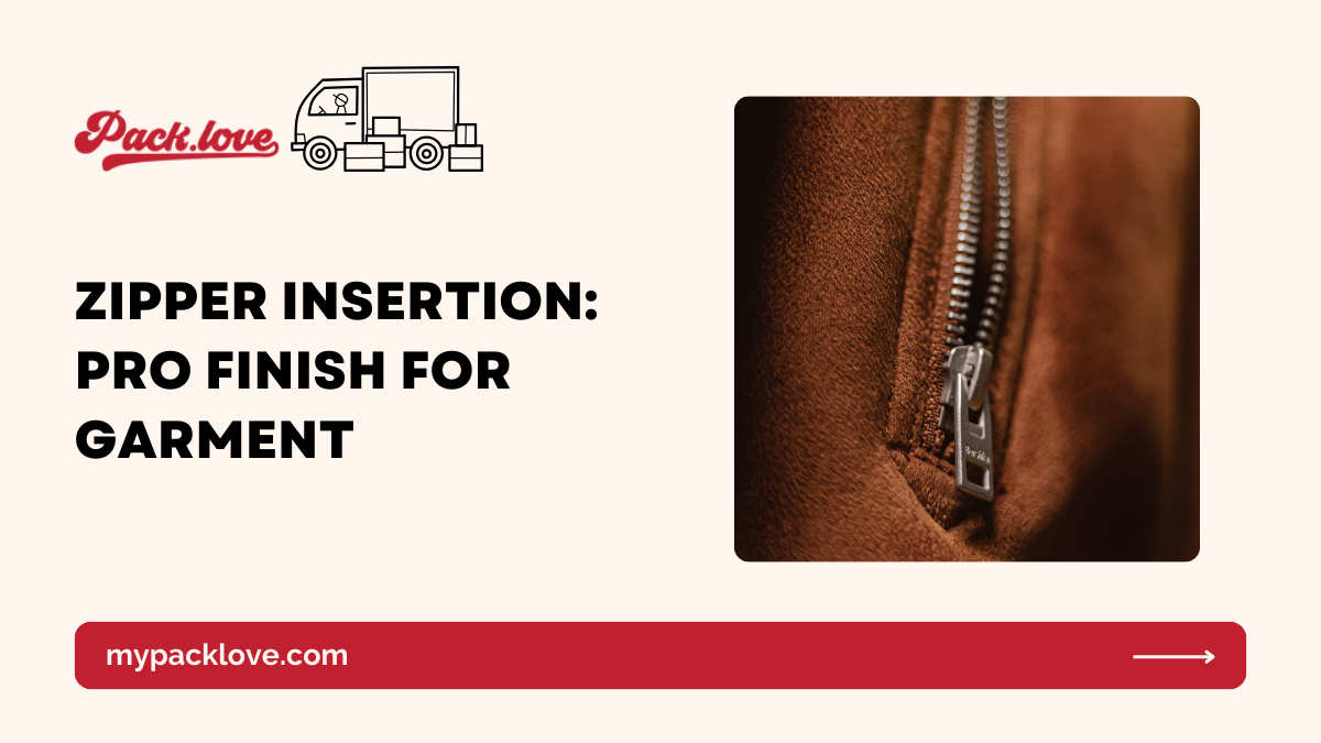 Zipper Insertion: Pro Finish for Garments And Bags – packlove