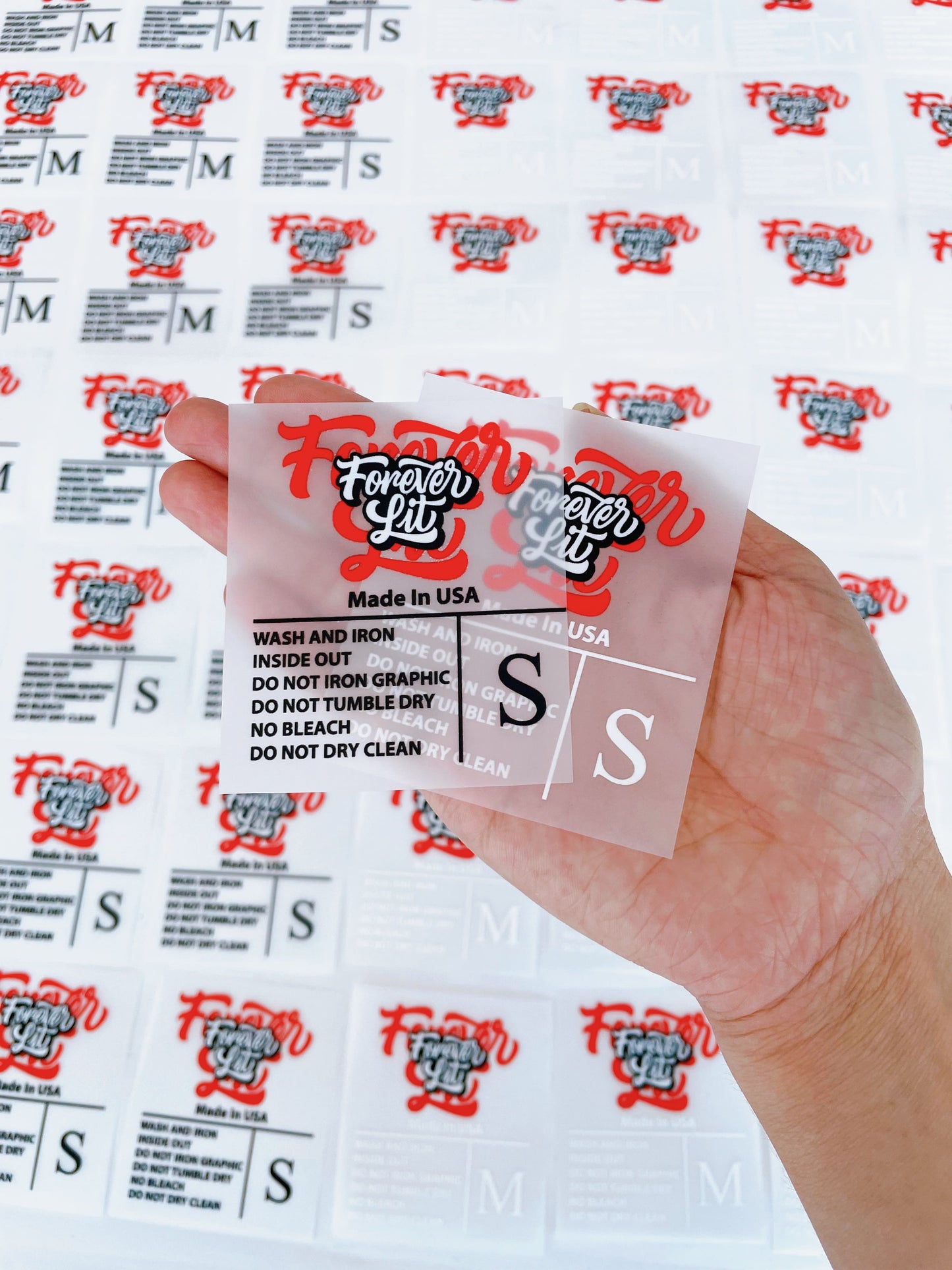 Heat Transfer Labels