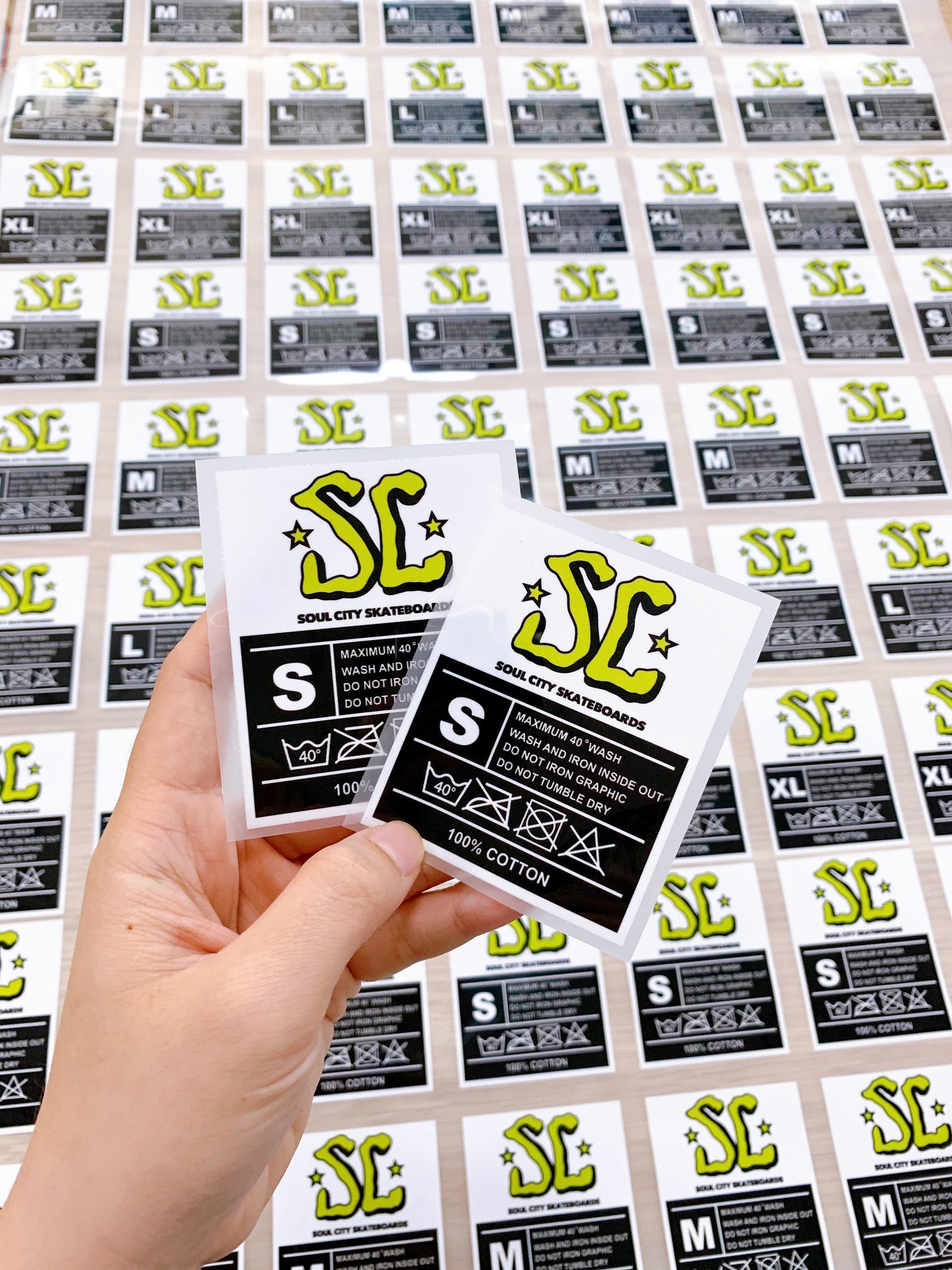 Heat Transfer Labels