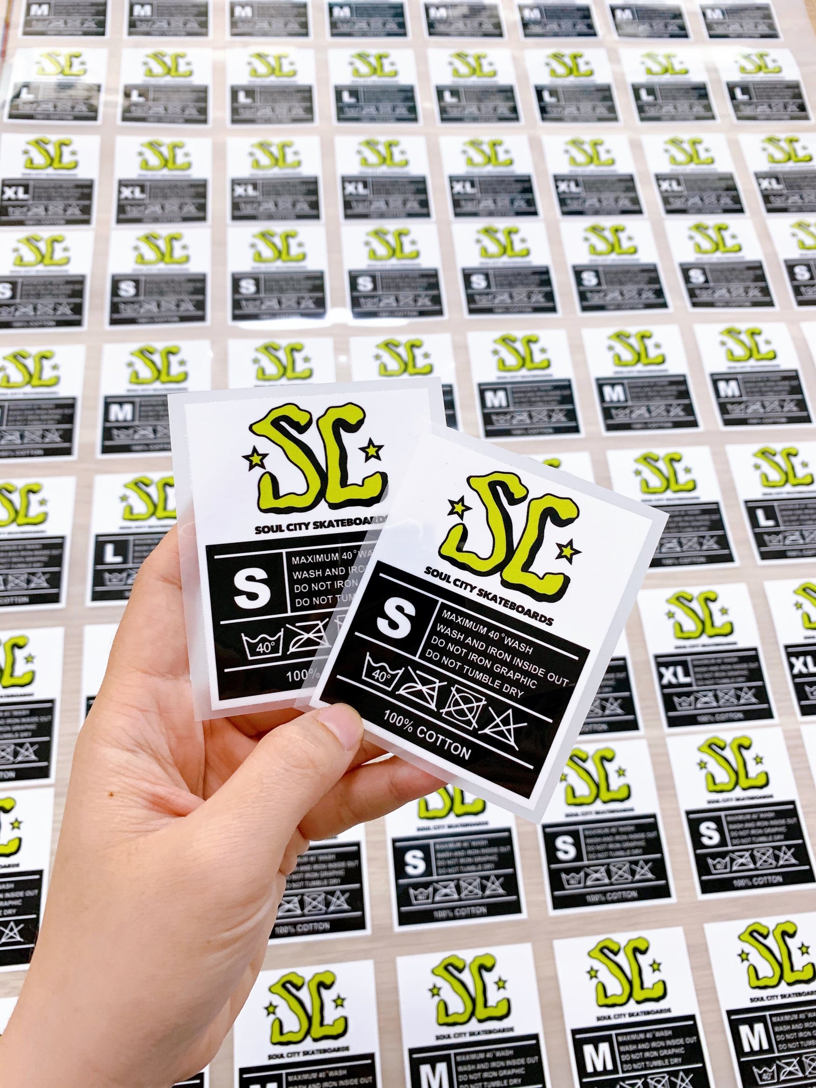 Heat Transfer Labels