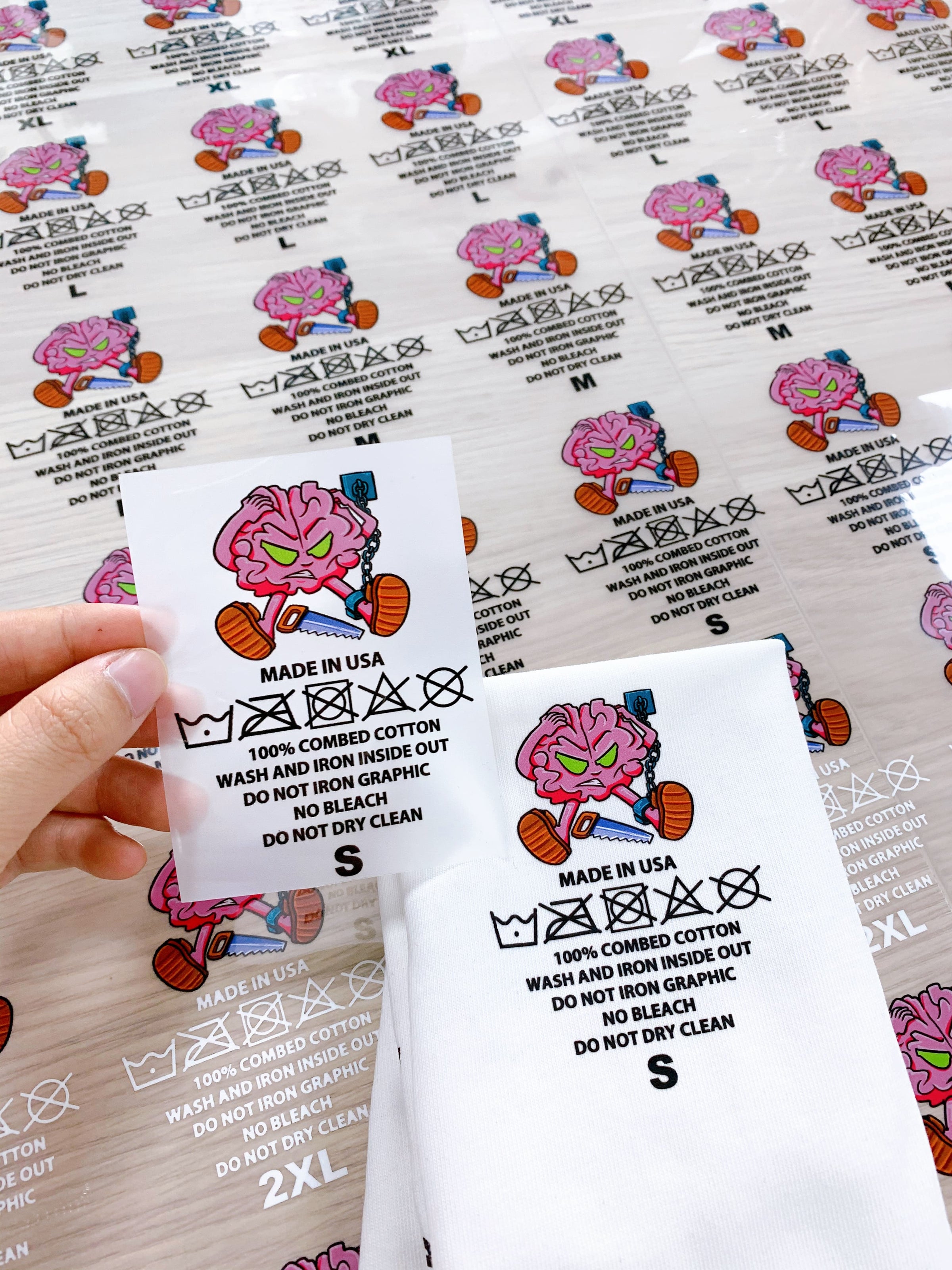 Heat Transfer Labels