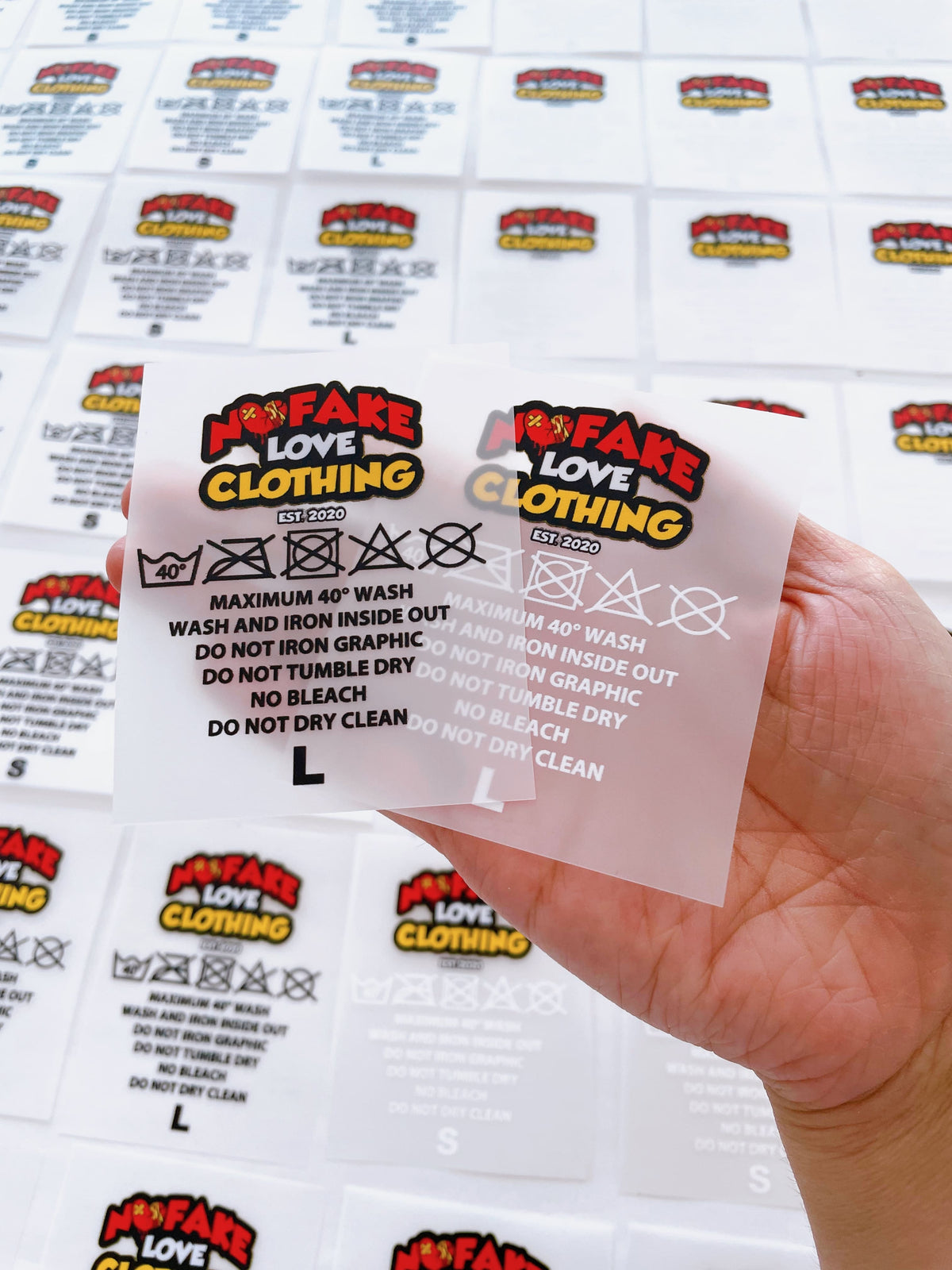 Heat Transfer Labels: Durable, Easy to Apply, Only 100+ Pieces – packlove