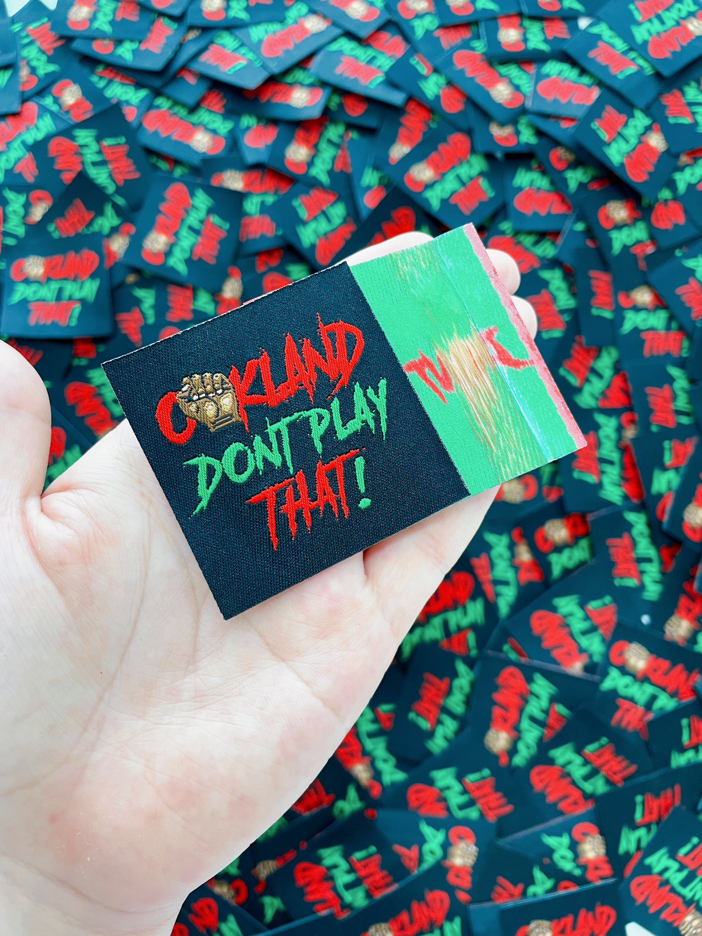 Heat Press Woven Labels