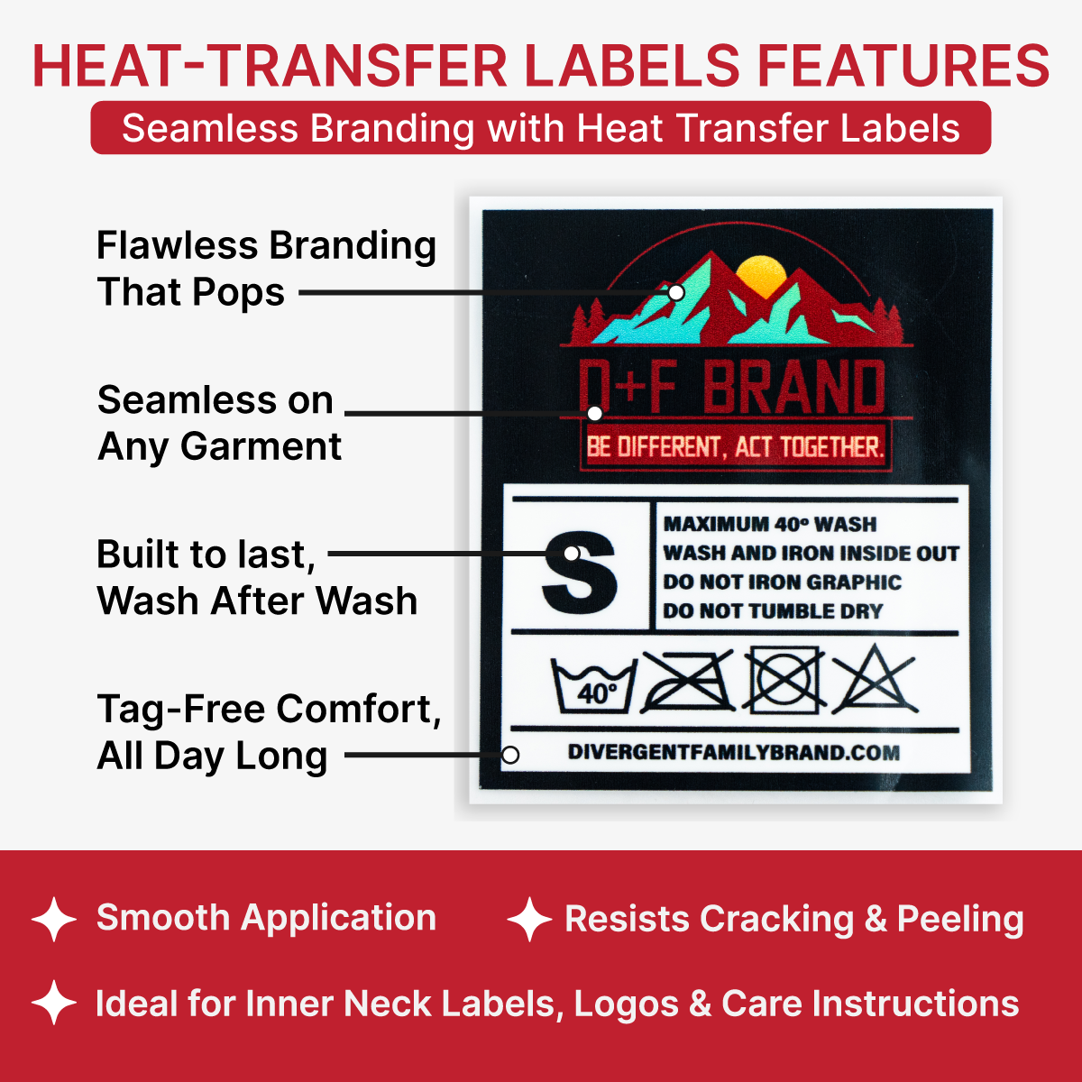 Heat Transfer Labels