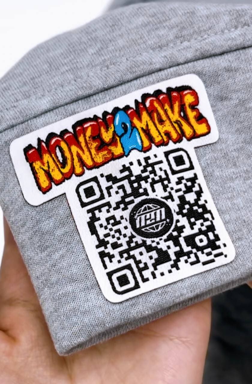 Woven Labels - Center Fold - 6 Colors - Heat-press - S - 1000