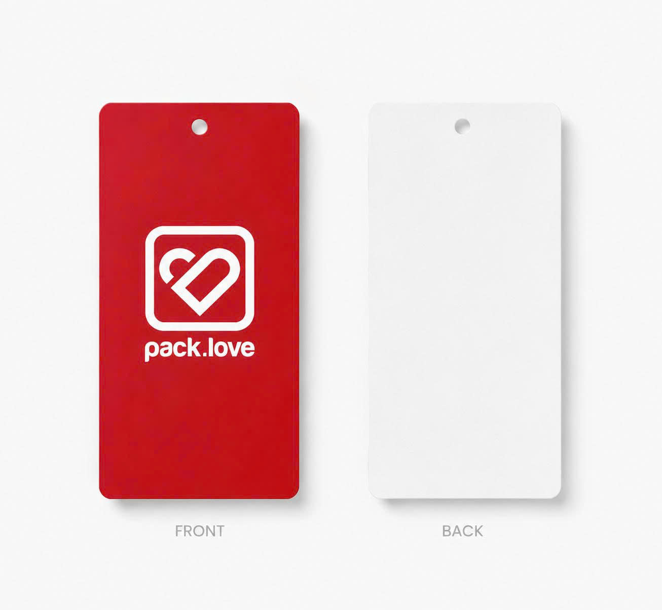 Front Print Only - Back White