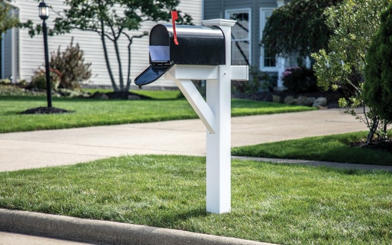 Standard mailboxes typically measure approximately 6 inches in height