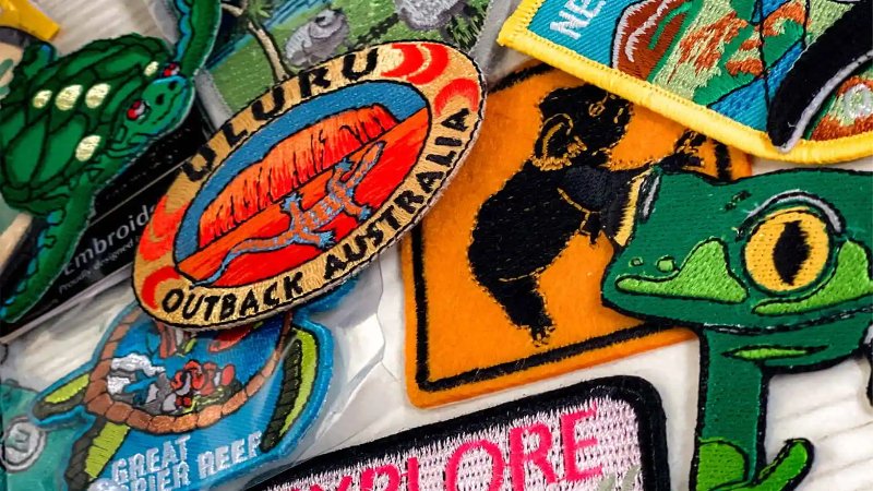 Iron-on patches are convenient