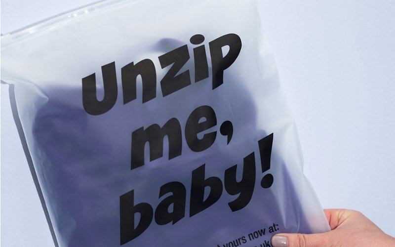 Frosted zipper bags are commonly made from materials like PE