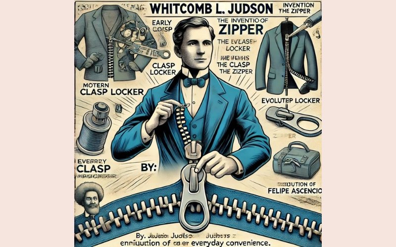 Whitcomb Judson, an American inventor, made a significant contribution to the world of closures with his "clasp locker"