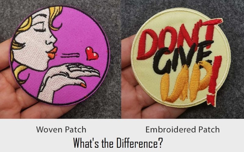 Woven vs. Embroidered Patches