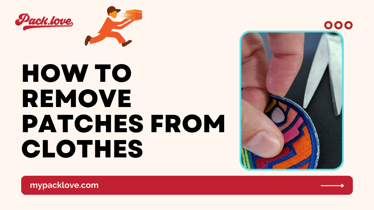 How to remove patches from clothes