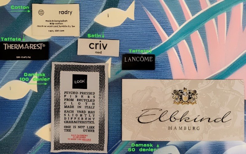 Luxury brands often prefer woven satin, while eco-conscious brands may use recycled materials