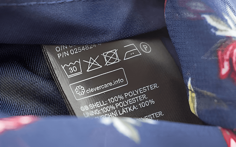 International care labeling symbols, defined by ISO 3758
