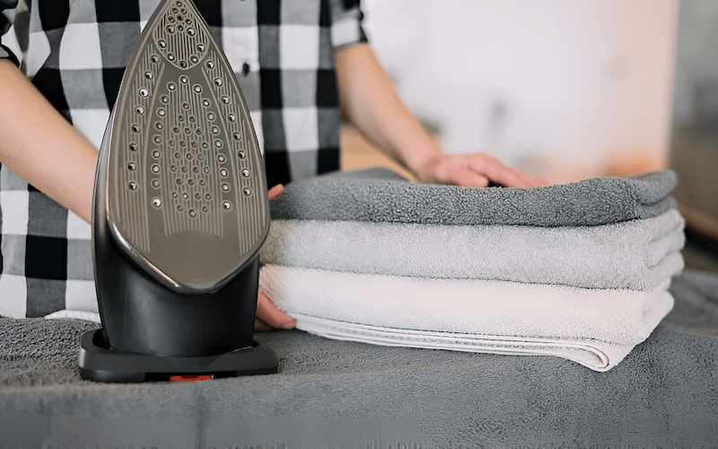Linen, cotton, and denim are more robust and can withstand higher ironing temperatures