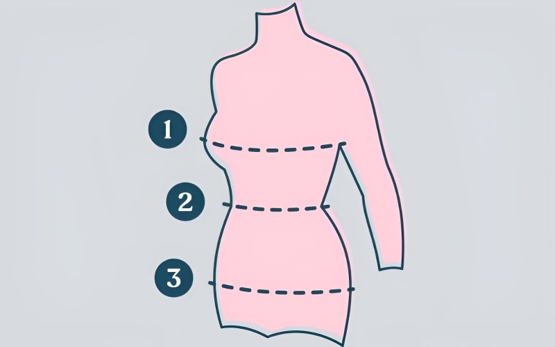 To measure your bust, wrap the tape around the fullest part