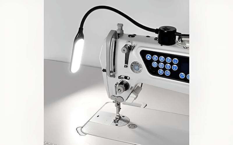 Good lighting is not just a comfort factor; it's essential for sewing accuracy and reducing eye strain
