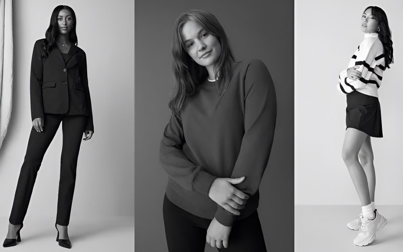 Styling for a tall figure is about creating balance and playing with proportions