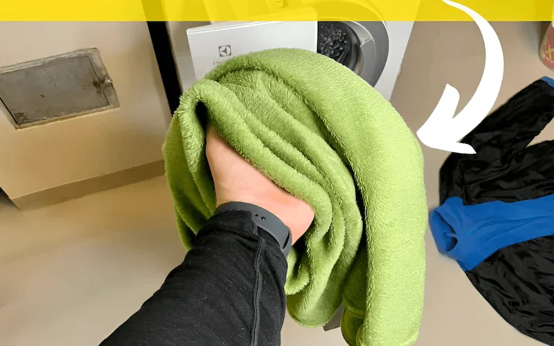 Pre-wash fleece before you begin