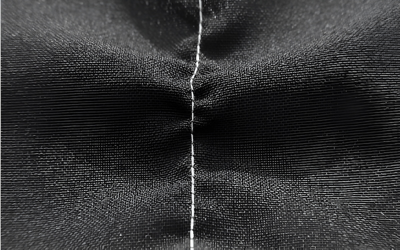 Seams are puckered and distorted