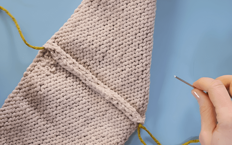 Sewing with wool