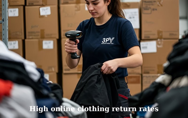 High online clothing return rates, often around 40% and directly linked to sizing issues