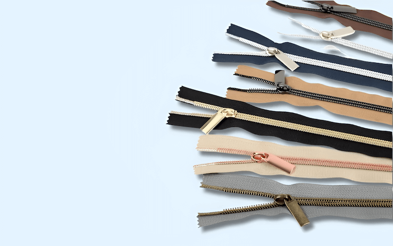Zipper tape is the fabric portion of the zipper to which the teeth (or coil) are attached.