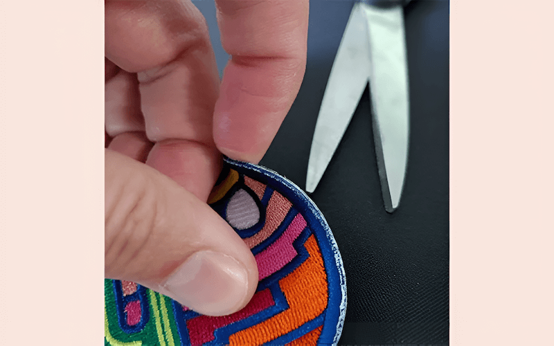 The laundry process is tough on iron-on patches