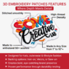 3D Embroidery Patches Features