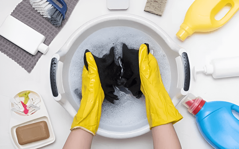 Handwashing allows for direct spot treatment