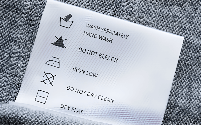 Care label instructions are your first and most important guide