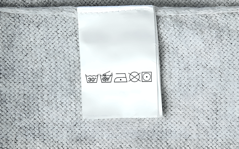 Care labels are your best friend when it comes to caring for delicate garments