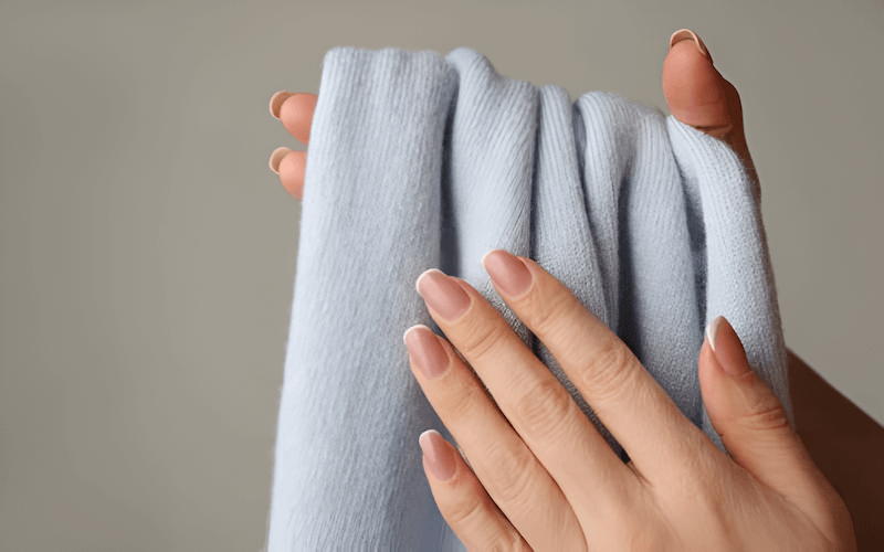 Natural fibers like silk and wool are inherently more delicate than many synthe