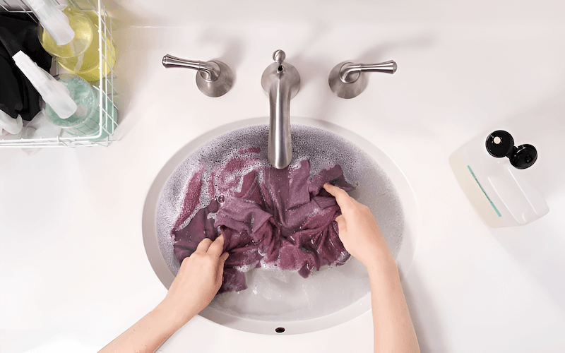 Hand washing, however, allows you to control the pressure and movement