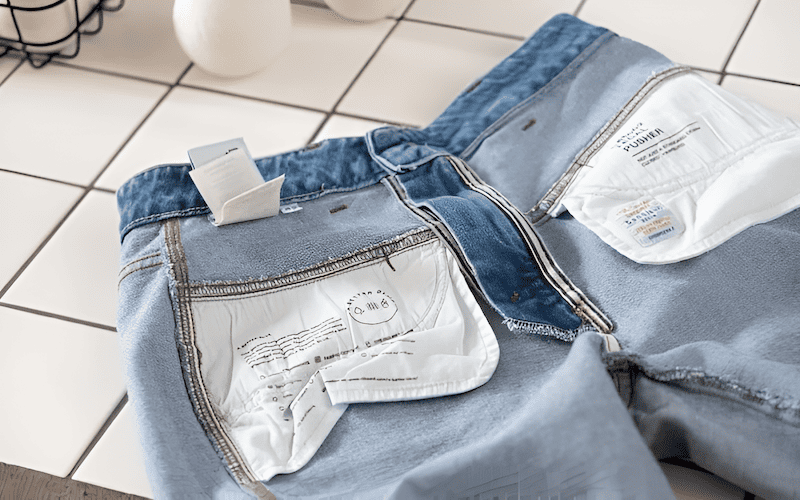 Before washing, turn the garment inside out