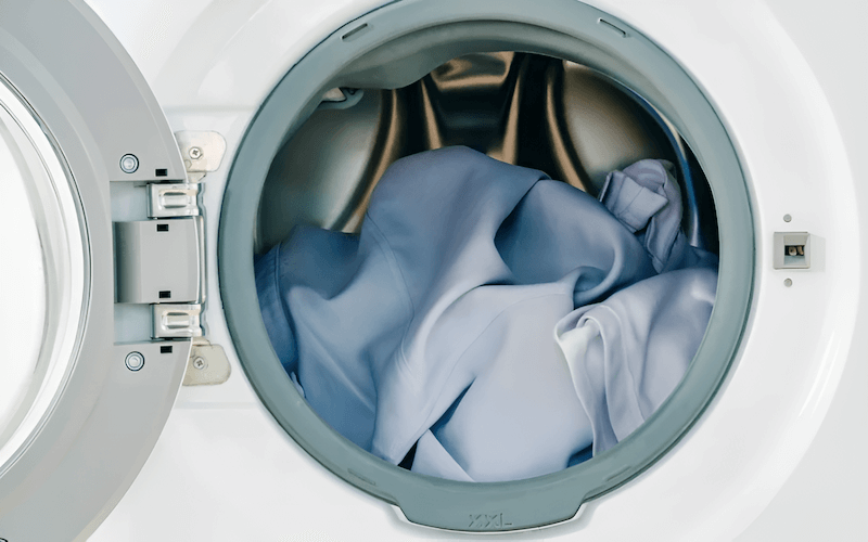 Always use cold water, as hot water can cause the silk fibers to shrink or the colors to bleed
