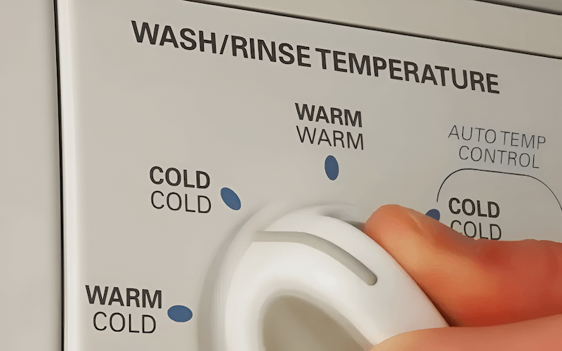 Cold water, being gentler, helps preserve the integrity of fabric fibers