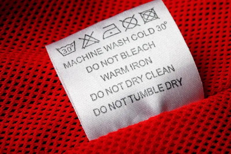 Good care instructions enhance reputation, reduce returns.