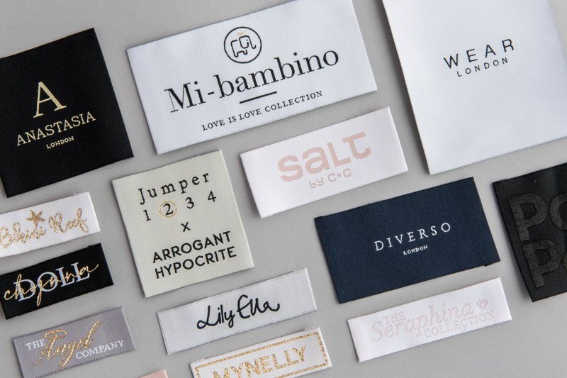 Brand labels build identity and customer trust for apparel.