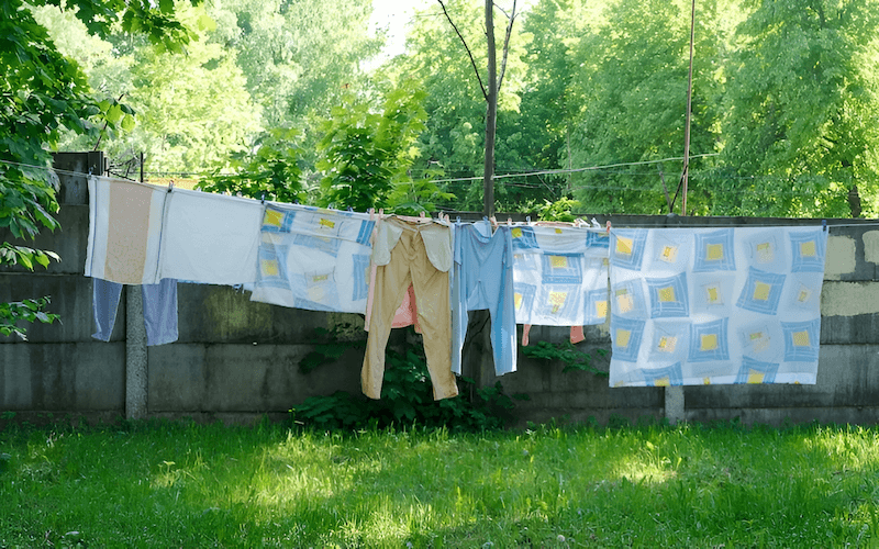 Cotton is a durable and commonly used fabric, but it has a medium shrinkage risk